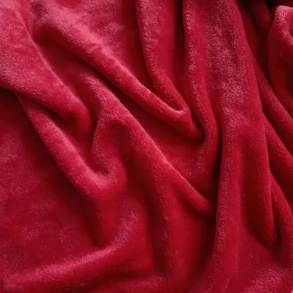 Minky a fleece: červená