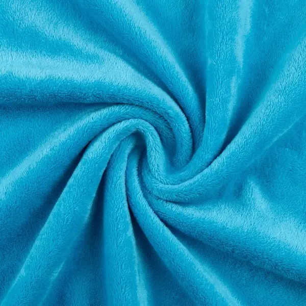 Minky a fleece: tyrkysová