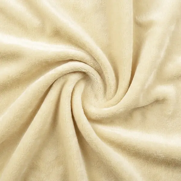 Minky a fleece: vanilková